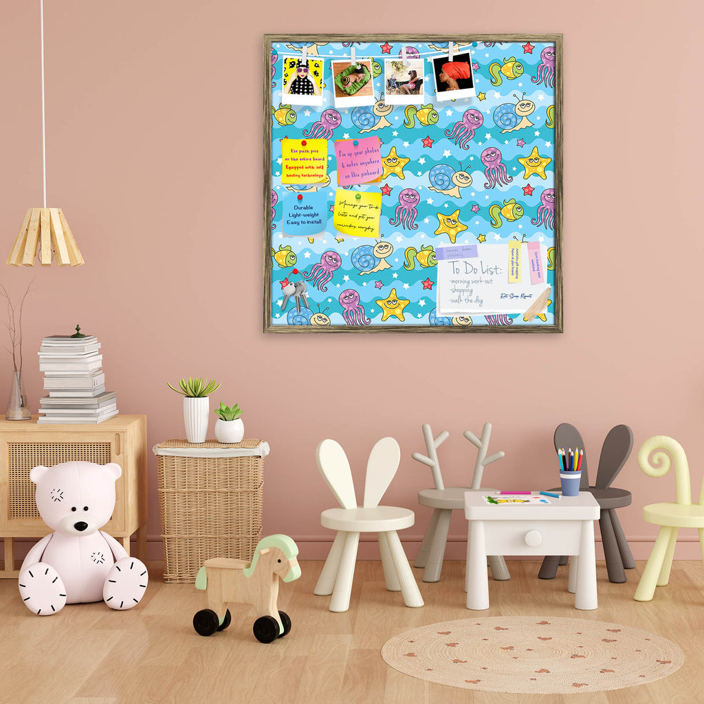 Cartoon Sea Creatures Bulletin Board Notice Pin Board Soft Board | Framed-Bulletin Boards Framed-BLB_FR-IC 5007819 IC 5007819, Animals, Animated Cartoons, Baby, Black and White, Caricature, Cartoons, Children, Drawing, Holidays, Kids, Nature, Patterns, Scenic, Signs, Signs and Symbols, Symbols, White, Wildlife, cartoon, sea, creatures, bulletin, board, notice, pin, soft, framed, pattern, starfish, animal, aqua, backdrop, background, blue, bright, characters, cheerful, child, colorful, creature, curl, cute, 