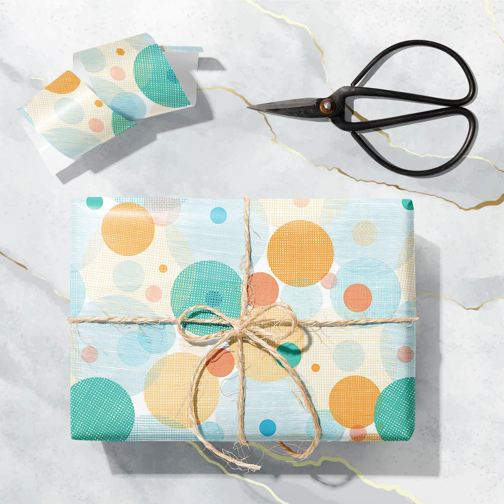 Abstract Circles D1 Art & Craft Gift Wrapping Paper - Wrapping Papers - ArtzFolio.com