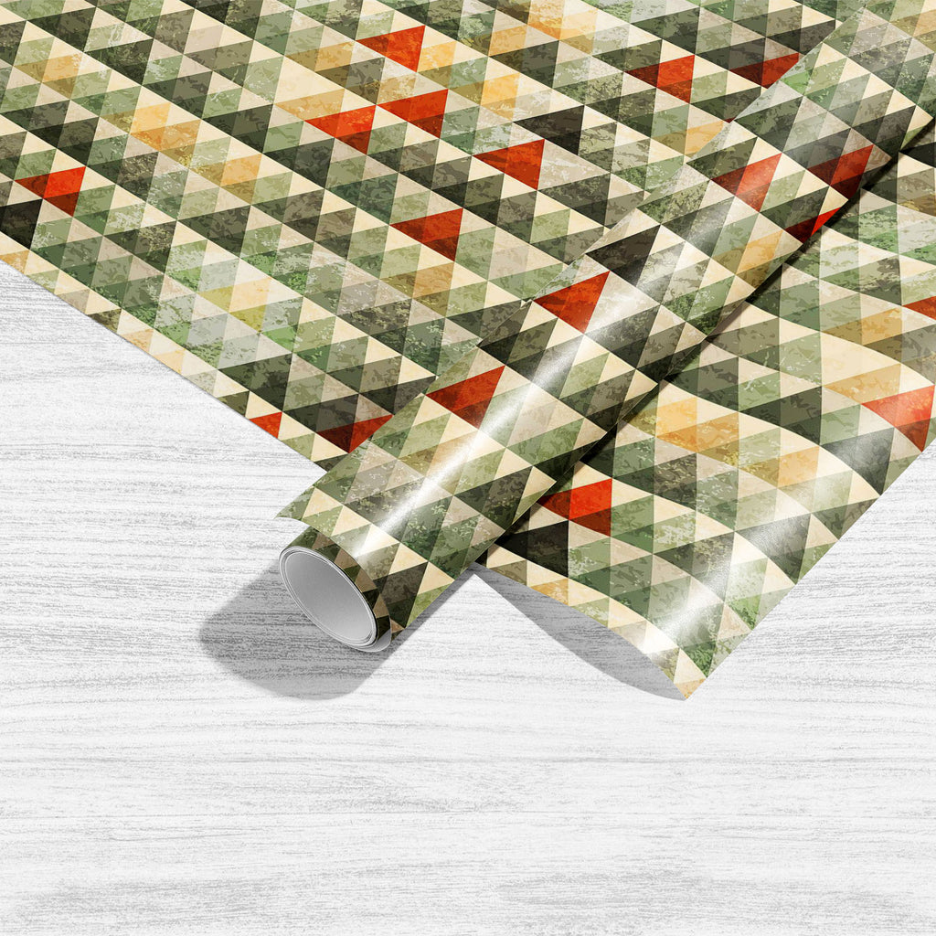 Grunge Triangles Art & Craft Gift Wrapping Paper-Wrapping Papers-WRP_PP-IC 5007846 IC 5007846, Abstract Expressionism, Abstracts, Arrows, Art and Paintings, Cities, City Views, Culture, Digital, Digital Art, Ethnic, Geometric, Geometric Abstraction, Graphic, Houndstooth, Illustrations, Paintings, Patterns, Plaid, Retro, Semi Abstract, Signs, Signs and Symbols, Traditional, Triangles, Tribal, World Culture, grunge, art, craft, gift, wrapping, paper, abstract, arrow, backgrounds, blue, brown, classic, collect