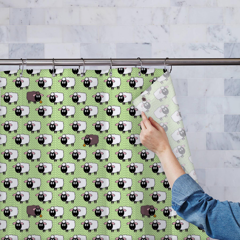 Creative Sheep Washable Waterproof Shower Curtain-Shower Curtains-CUR_SH_EL-IC 5007851 IC 5007851, Abstract Expressionism, Abstracts, Animals, Animated Cartoons, Art and Paintings, Caricature, Cartoons, Decorative, Digital, Digital Art, Drawing, Fashion, Graphic, Illustrations, Modern Art, Nature, Patterns, Scenic, Semi Abstract, Signs, Signs and Symbols, creative, sheep, washable, waterproof, shower, curtain, abstract, art, backdrop, background, beautiful, cartoon, decoration, design, element, fabric, gras