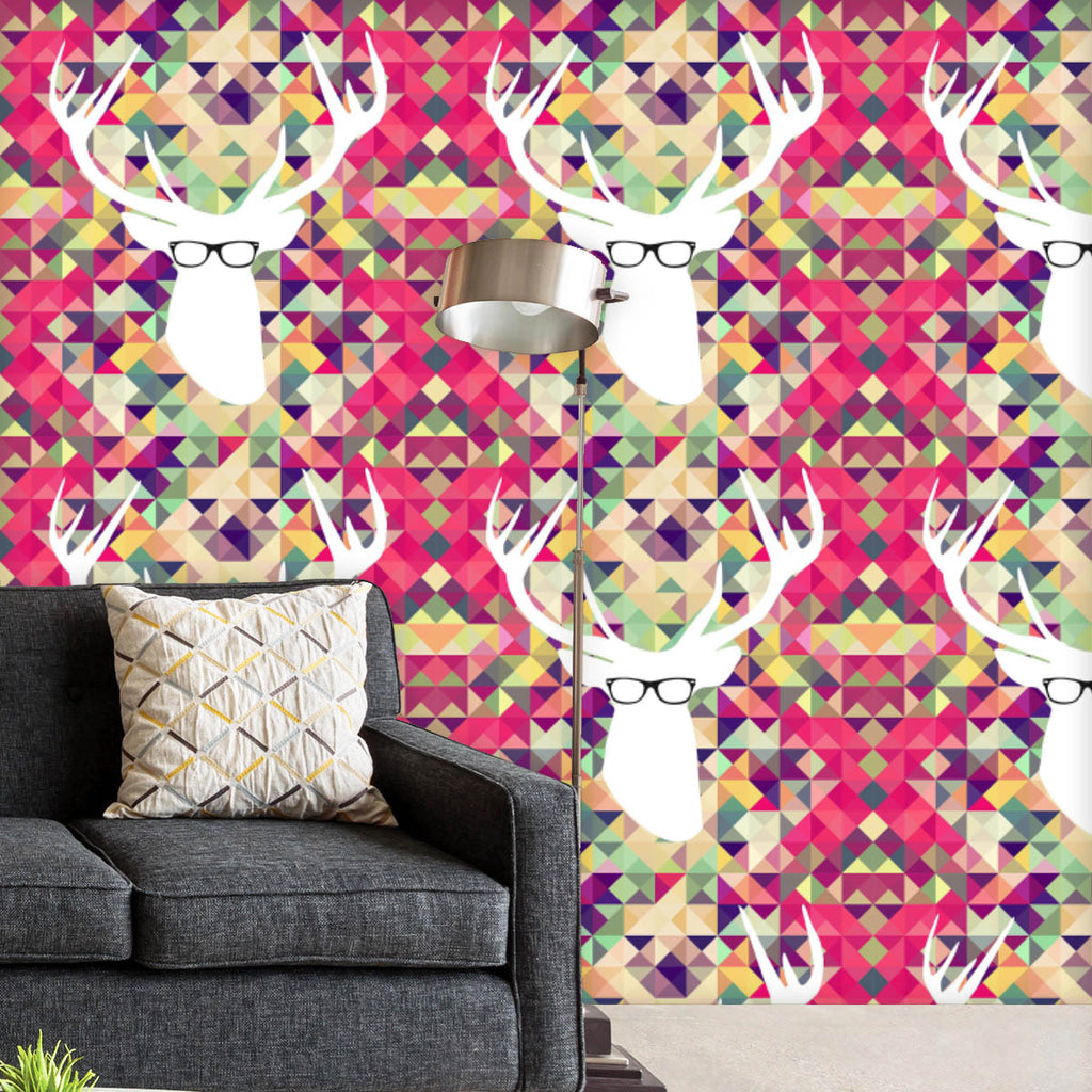 Vintage Triangle with Hipster Reindeer Wallpaper Roll-Wallpapers Peel & Stick-WAL_PA-IC 5007857 IC 5007857, Abstract Expressionism, Abstracts, Ancient, Decorative, Diamond, Digital, Digital Art, Fashion, Geometric, Geometric Abstraction, Graphic, Hipster, Historical, Icons, Illustrations, Medieval, Modern Art, Patterns, Retro, Semi Abstract, Signs, Signs and Symbols, Triangles, Vintage, triangle, with, reindeer, wallpaper, roll, abstract, aged, backdrop, background, colorful, composition, cool, cover, creat