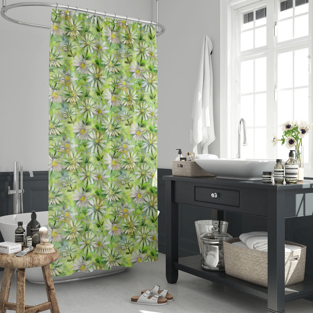Floral Watercolor D1 Washable Waterproof Shower Curtain-Shower Curtains-CUR_SH_EL-IC 5007860 IC 5007860, Abstract Expressionism, Abstracts, Ancient, Art and Paintings, Black and White, Botanical, Decorative, Digital, Digital Art, Drawing, Floral, Flowers, Graphic, Historical, Illustrations, Medieval, Nature, Paintings, Patterns, Retro, Scenic, Semi Abstract, Signs, Signs and Symbols, Vintage, Watercolour, White, watercolor, d1, washable, waterproof, shower, curtain, abstract, art, backdrop, background, beau
