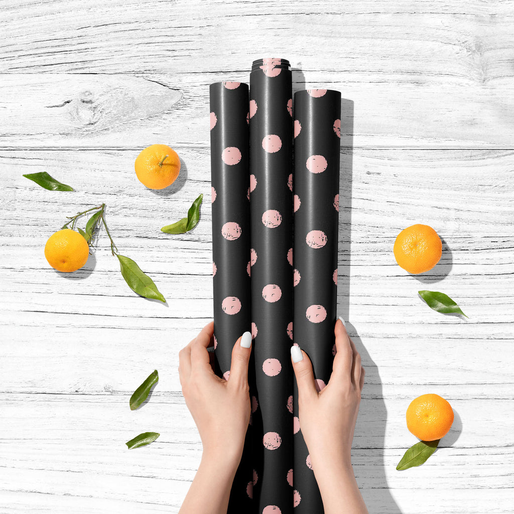 Polka Dots D1 Art & Craft Gift Wrapping Paper-Wrapping Papers-WRP_PP-IC 5007871 IC 5007871, Ancient, Black, Black and White, Circle, Digital, Digital Art, Dots, Graphic, Hipster, Historical, Illustrations, Medieval, Patterns, Retro, Signs, Signs and Symbols, Vintage, polka, d1, art, craft, gift, wrapping, paper, background, blackboard, card, chalk, chalkboard, color, cool, design, dot, element, fabric, graphics, greeting, grunge, grungy, hip, illustration, line, pastel, pattern, pink, postcard, repeat, scra