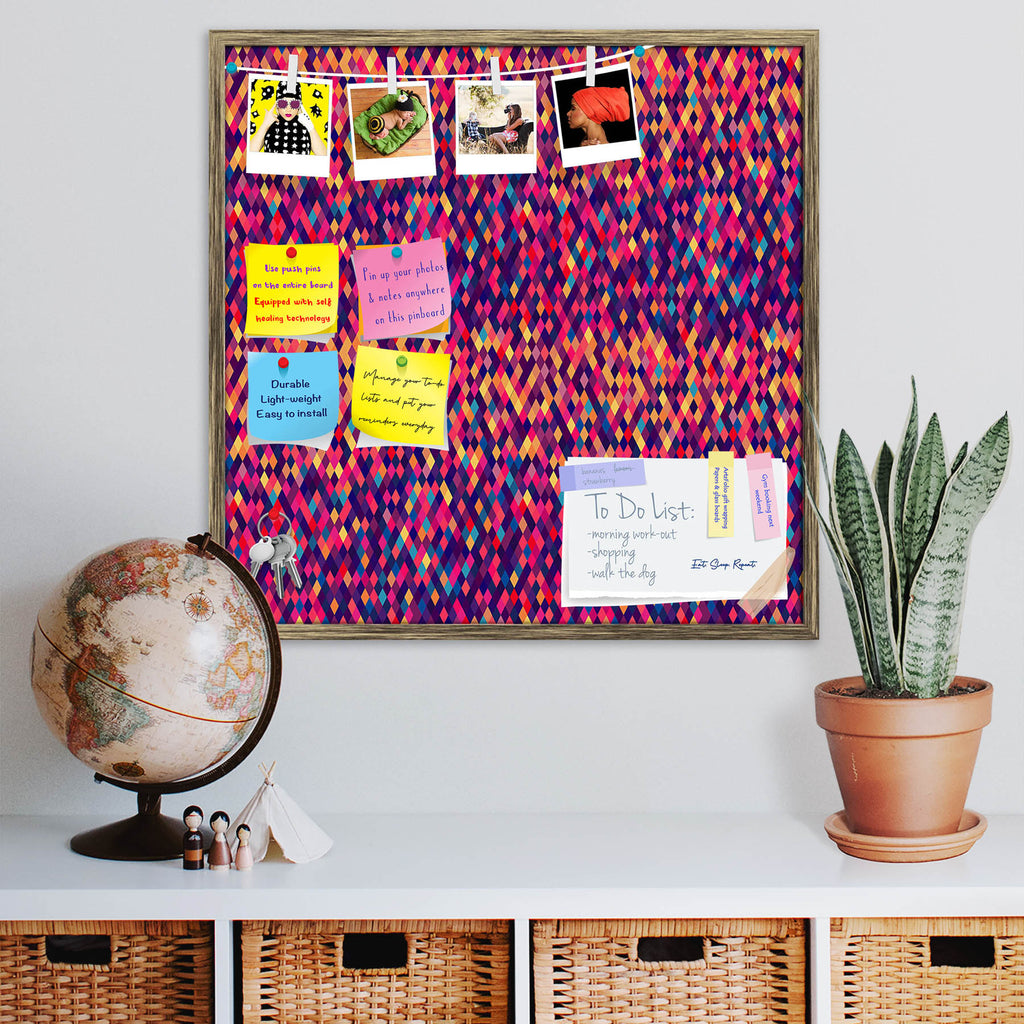 Colorful Diamond Tiles Bulletin Board Notice Pin Board Soft Board | Framed-Bulletin Boards Framed-BLB_FR-IC 5007872 IC 5007872, Abstract Expressionism, Abstracts, Ancient, Art and Paintings, Diamond, Digital, Digital Art, Fashion, Geometric, Geometric Abstraction, Graphic, Historical, Illustrations, Medieval, Modern Art, Paintings, Patterns, Retro, Semi Abstract, Signs, Signs and Symbols, Triangles, Vintage, colorful, tiles, bulletin, board, notice, pin, soft, framed, abstract, art, backdrop, background, co