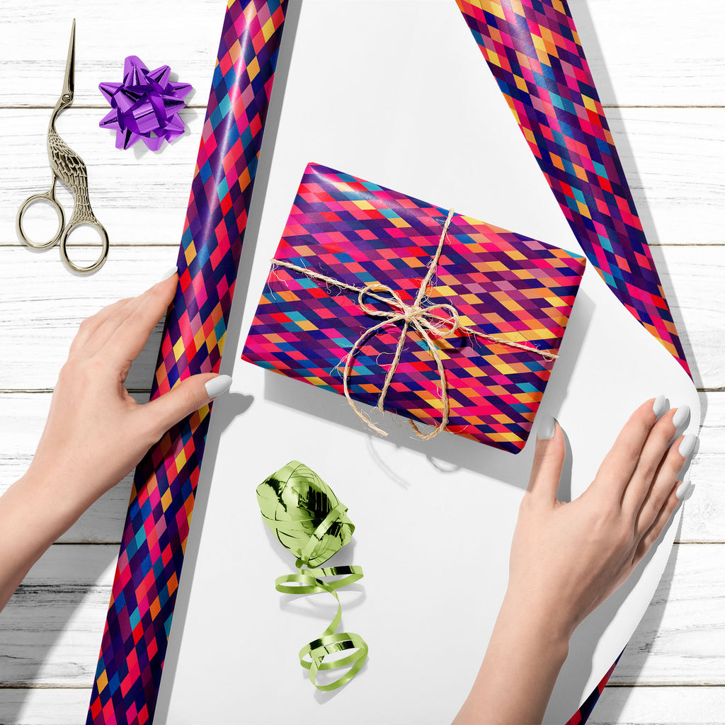 Colorful Diamond Tiles Art & Craft Gift Wrapping Paper-Wrapping Papers-WRP_PP-IC 5007872 IC 5007872, Abstract Expressionism, Abstracts, Ancient, Art and Paintings, Diamond, Digital, Digital Art, Fashion, Geometric, Geometric Abstraction, Graphic, Historical, Illustrations, Medieval, Modern Art, Paintings, Patterns, Retro, Semi Abstract, Signs, Signs and Symbols, Triangles, Vintage, colorful, tiles, art, craft, gift, wrapping, paper, abstract, backdrop, background, cover, creative, decoration, design, geomet