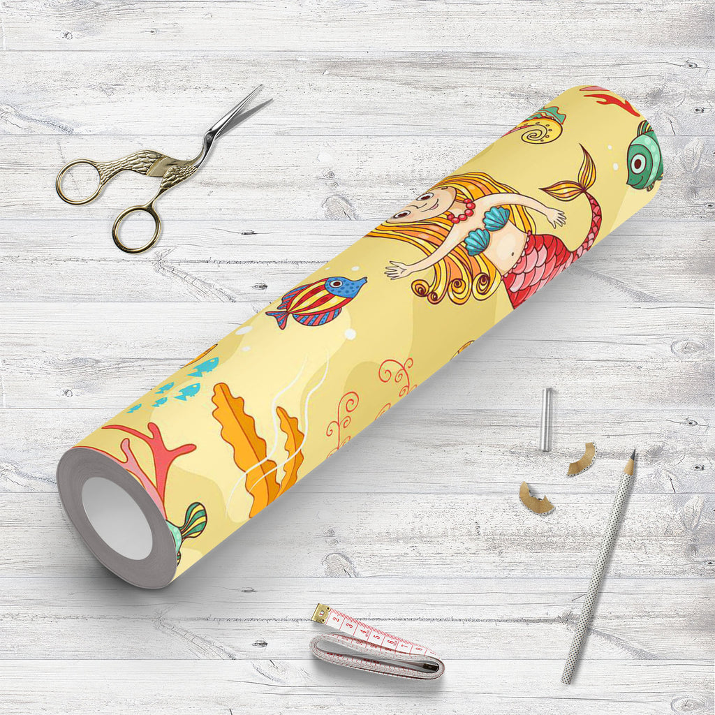 Mermaids & Fishes Wallpaper Roll-Wallpapers Peel & Stick-WAL_PA-IC 5007875 IC 5007875, Animals, Animated Cartoons, Art and Paintings, Caricature, Cartoons, Illustrations, Mermaid, Nature, Paintings, Patterns, Scenic, Tropical, Wildlife, mermaids, fishes, wallpaper, roll, aquatic, bright, bubble, cartoon, characters, climate, cockleshell, colored, coral, cute, deep, discovery, diving, fish, fishing, freshwater, girl, goldfish, horse, jellyfish, life, mammal, multi, painting, pattern, saltwater, sea, seamless