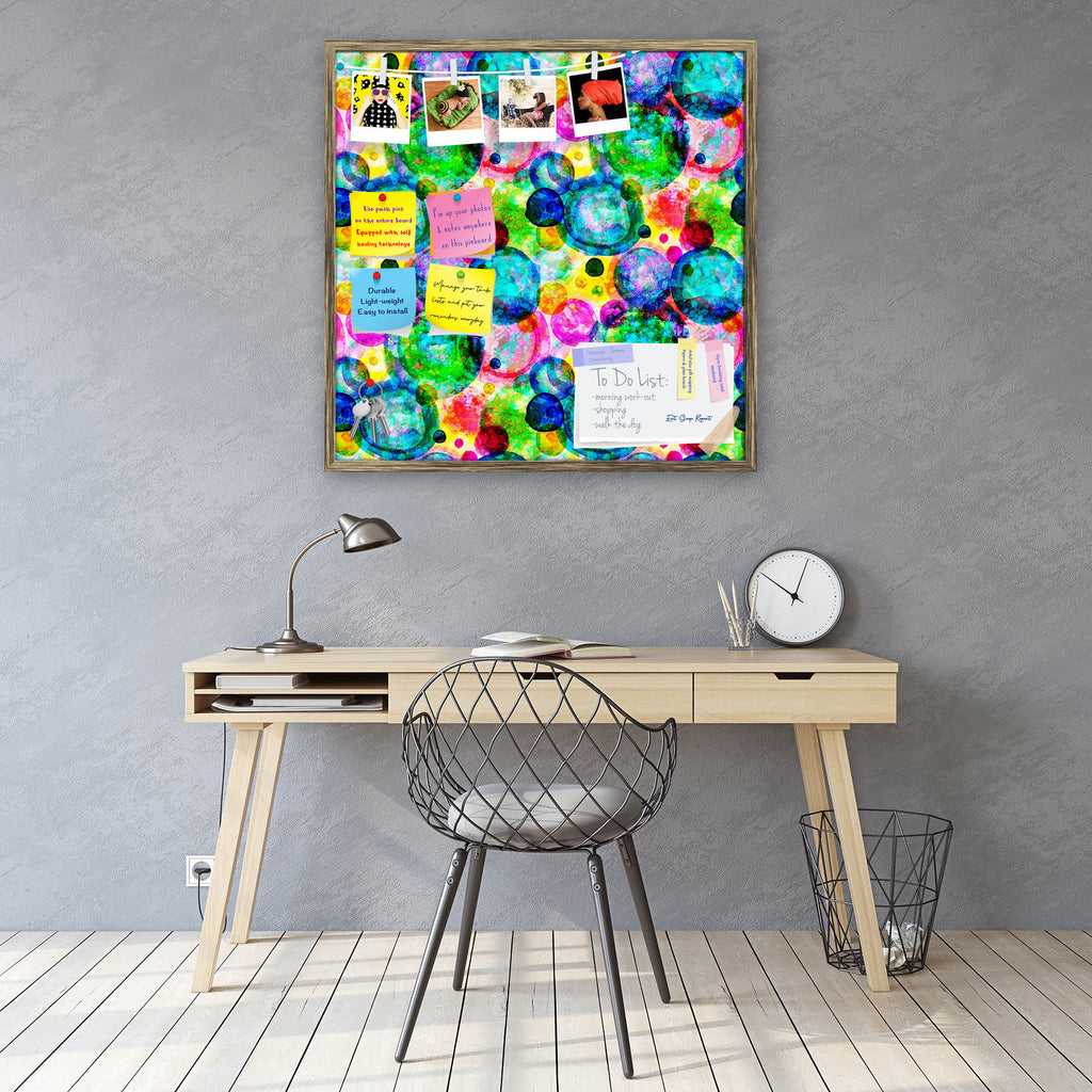 Abstract Pattern D4 Bulletin Board Notice Pin Board Soft Board | Framed - Bulletin Boards Framed - ArtzFolio.com