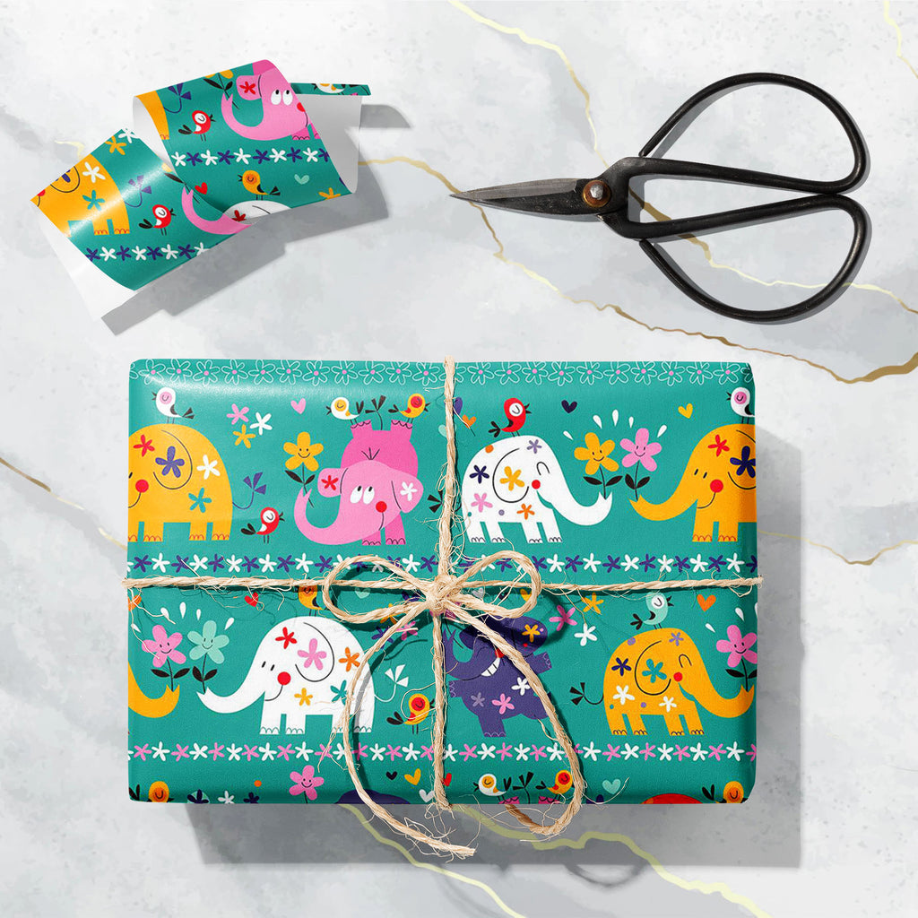 Cute Elephants Art & Craft Gift Wrapping Paper-Wrapping Papers-WRP_PP-IC 5007879 IC 5007879, African, Animals, Animated Cartoons, Art and Paintings, Baby, Birds, Botanical, Caricature, Cartoons, Children, Digital, Digital Art, Festivals, Festivals and Occasions, Festive, Floral, Flowers, Graphic, Hearts, Illustrations, Indian, Kids, Love, Nature, Patterns, Pets, Retro, Romance, Signs, Signs and Symbols, cute, elephants, art, craft, gift, wrapping, paper, adorable, africa, animal, pattern, backdrop, backgrou