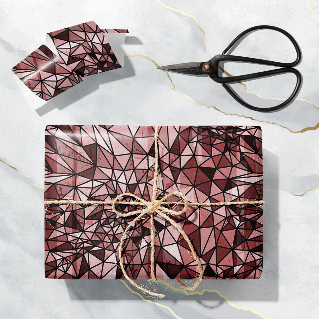 Abstract Polygon Art Art & Craft Gift Wrapping Paper - Wrapping Papers - ArtzFolio.com
