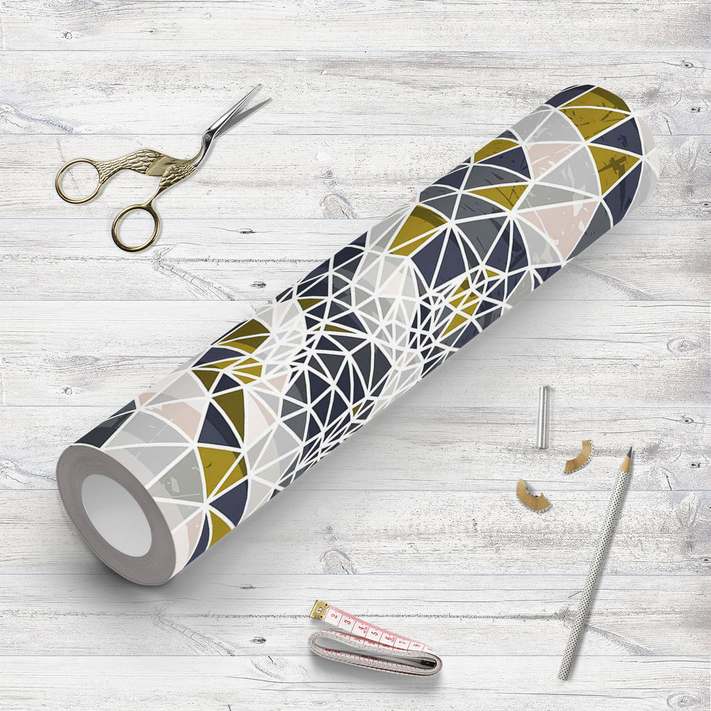 Abstract Triangles D2 Wallpaper Roll - Wallpapers Peel & Stick - ArtzFolio.com