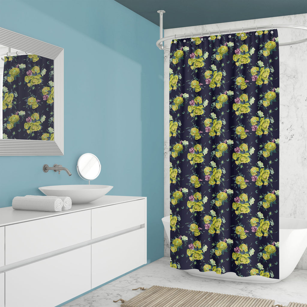 Roses And Freesia Washable Waterproof Shower Curtain-Shower Curtains-CUR_SH_EL-IC 5007893 IC 5007893, Abstract Expressionism, Abstracts, Ancient, Art and Paintings, Black and White, Botanical, Fashion, Floral, Flowers, Historical, Illustrations, Medieval, Nature, Paintings, Patterns, Scenic, Semi Abstract, Signs, Signs and Symbols, Vintage, Watercolour, White, roses, and, freesia, washable, waterproof, shower, curtain, abstract, accent, arrangement, art, artwork, background, bloom, bouquet, colorful, curl, 