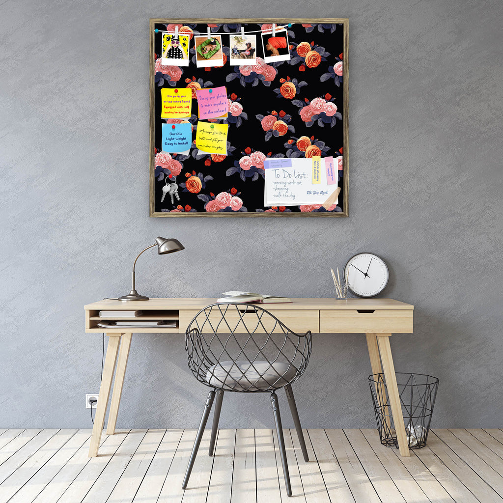 Floral Roses D2 Bulletin Board Notice Pin Board Soft Board | Framed-Bulletin Boards Framed-BLB_FR-IC 5007894 IC 5007894, Abstract Expressionism, Abstracts, Ancient, Art and Paintings, Black, Black and White, Botanical, Fashion, Floral, Flowers, Historical, Illustrations, Medieval, Nature, Paintings, Patterns, Retro, Scenic, Semi Abstract, Signs, Signs and Symbols, Vintage, Watercolour, roses, d2, bulletin, board, notice, pin, soft, framed, abstract, accent, arrangement, art, artwork, beautiful, beauty, bloo