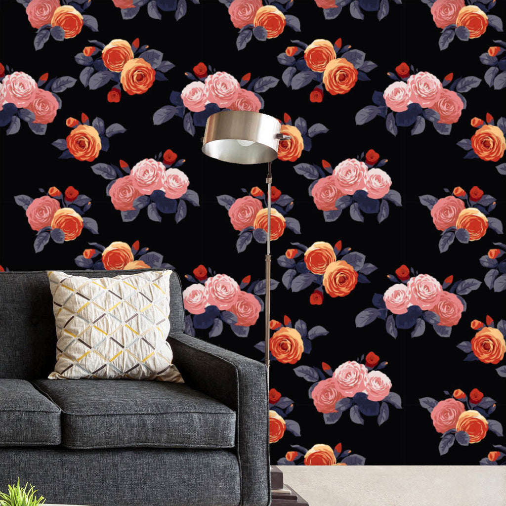 Floral Roses D2 Wallpaper Roll-Wallpapers Peel & Stick-WAL_PA-IC 5007894 IC 5007894, Abstract Expressionism, Abstracts, Ancient, Art and Paintings, Black, Black and White, Botanical, Fashion, Floral, Flowers, Historical, Illustrations, Medieval, Nature, Paintings, Patterns, Retro, Scenic, Semi Abstract, Signs, Signs and Symbols, Vintage, Watercolour, roses, d2, wallpaper, roll, abstract, accent, arrangement, art, artwork, beautiful, beauty, bloom, blossom, bouquet, colorful, curl, curve, decoration, design,