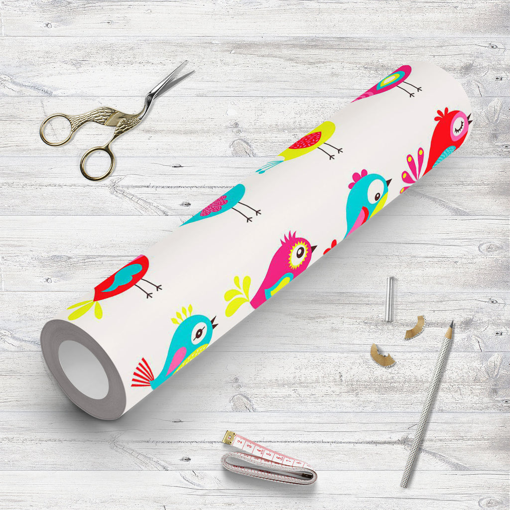 Colourful Chirping Birds Wallpaper Roll-Wallpapers Peel & Stick-WAL_PA-IC 5007901 IC 5007901, Animals, Animated Cartoons, Art and Paintings, Baby, Birds, Caricature, Cartoons, Children, Digital, Digital Art, Drawing, Family, Graphic, Illustrations, Kids, Nature, Patterns, Scenic, Signs, Signs and Symbols, Symbols, colourful, chirping, wallpaper, roll, adorable, animal, art, background, cartoon, cheerful, childish, color, colorful, cute, decor, decoration, design, element, fabric, fuchsia, funny, green, happ