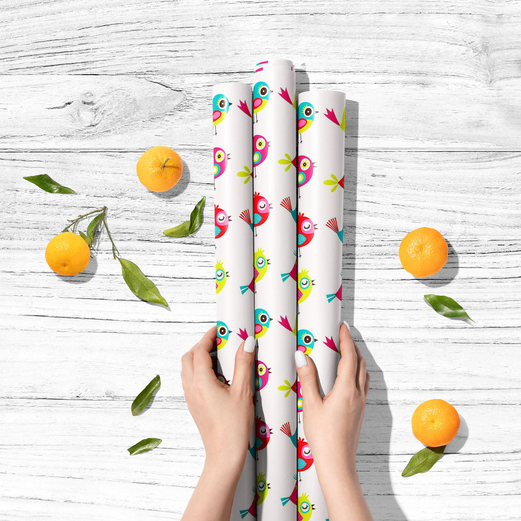 Colourful Chirping Birds Art & Craft Gift Wrapping Paper-Wrapping Papers-WRP_PP-IC 5007901 IC 5007901, Animals, Animated Cartoons, Art and Paintings, Baby, Birds, Caricature, Cartoons, Children, Digital, Digital Art, Drawing, Family, Graphic, Illustrations, Kids, Nature, Patterns, Scenic, Signs, Signs and Symbols, Symbols, colourful, chirping, art, craft, gift, wrapping, paper, adorable, animal, background, cartoon, cheerful, childish, color, colorful, cute, decor, decoration, design, element, fabric, fuchs