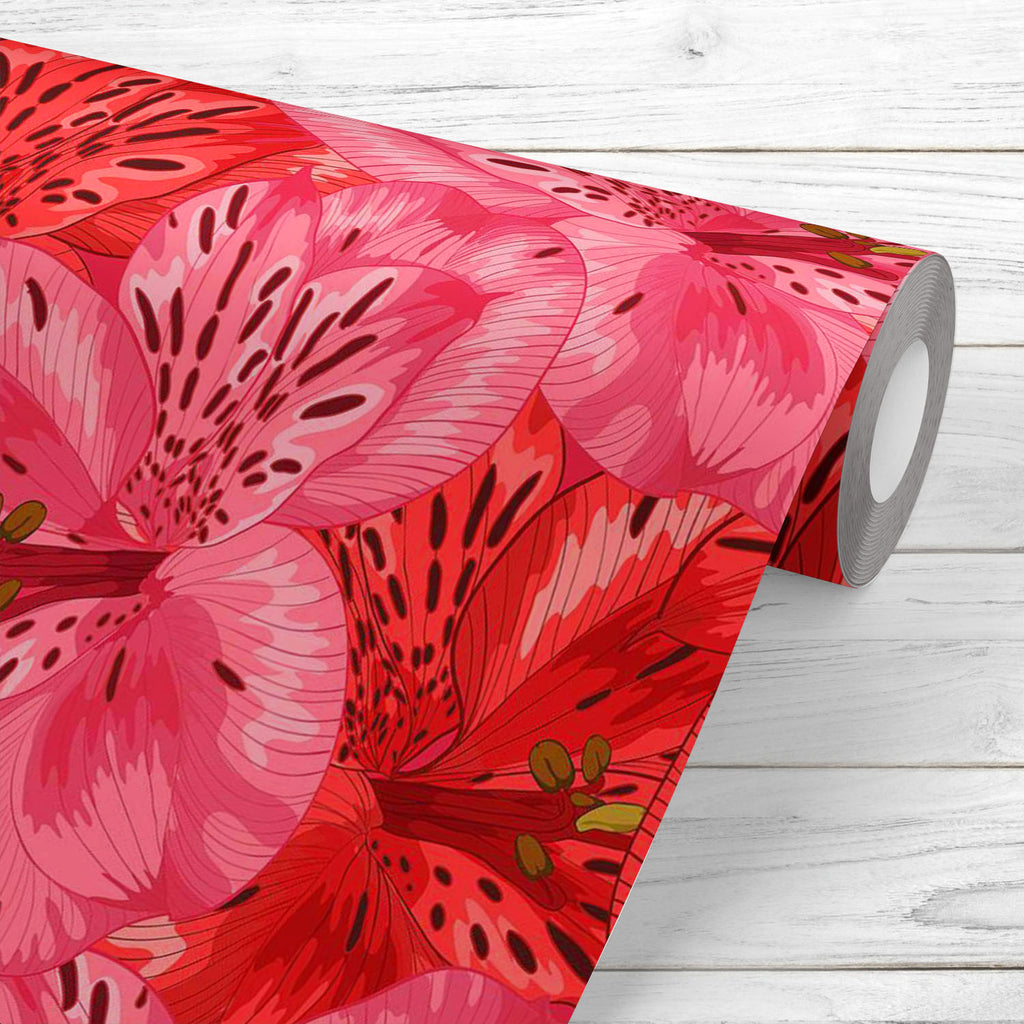 Alstroemeria Flower Wallpaper Roll-Wallpapers Peel & Stick-WAL_PA-IC 5007903 IC 5007903, Abstract Expressionism, Abstracts, Ancient, Art and Paintings, Botanical, Decorative, Digital, Digital Art, Drawing, Floral, Flowers, Graphic, Historical, Illustrations, Medieval, Nature, Paintings, Patterns, Retro, Semi Abstract, Signs, Signs and Symbols, Vintage, Watercolour, alstroemeria, flower, wallpaper, roll, abstract, art, background, bloom, bright, bud, color, colorful, contour, decor, decoration, design, detai