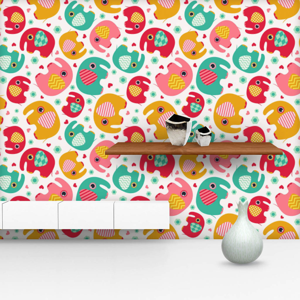 Elephant Cartoon Wallpaper Roll-Wallpapers Peel & Stick-WAL_PA-IC 5007904 IC 5007904, African, Animals, Animated Cartoons, Art and Paintings, Baby, Botanical, Caricature, Cartoons, Chevron, Children, Digital, Digital Art, Drawing, Floral, Flowers, Geometric, Geometric Abstraction, Graphic, Illustrations, Kids, Nature, Patterns, Scenic, Signs, Signs and Symbols, Stripes, elephant, cartoon, wallpaper, roll, adorable, africa, animal, art, backdrop, background, childhood, childish, childlike, clip, colorful, cr