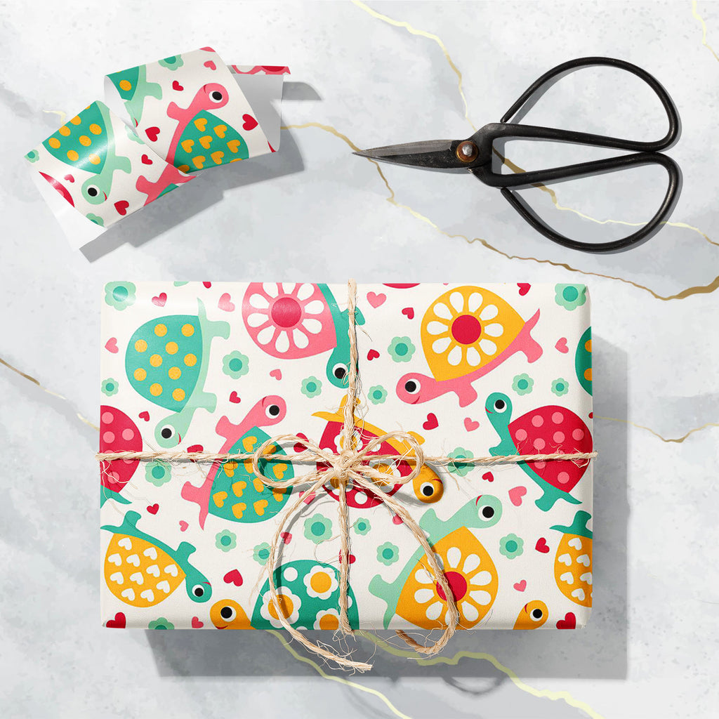 Turtle Cartoon Art & Craft Gift Wrapping Paper-Wrapping Papers-WRP_PP-IC 5007906 IC 5007906, Animals, Animated Cartoons, Art and Paintings, Baby, Botanical, Caricature, Cartoons, Children, Digital, Digital Art, Floral, Flowers, Graphic, Hearts, Illustrations, Kids, Love, Nature, Patterns, Signs, Signs and Symbols, Symbols, Wildlife, turtle, cartoon, art, craft, gift, wrapping, paper, tortoise, animal, aqua, background, character, cheerful, childhood, childish, childlike, color, colorful, cute, decoration, d