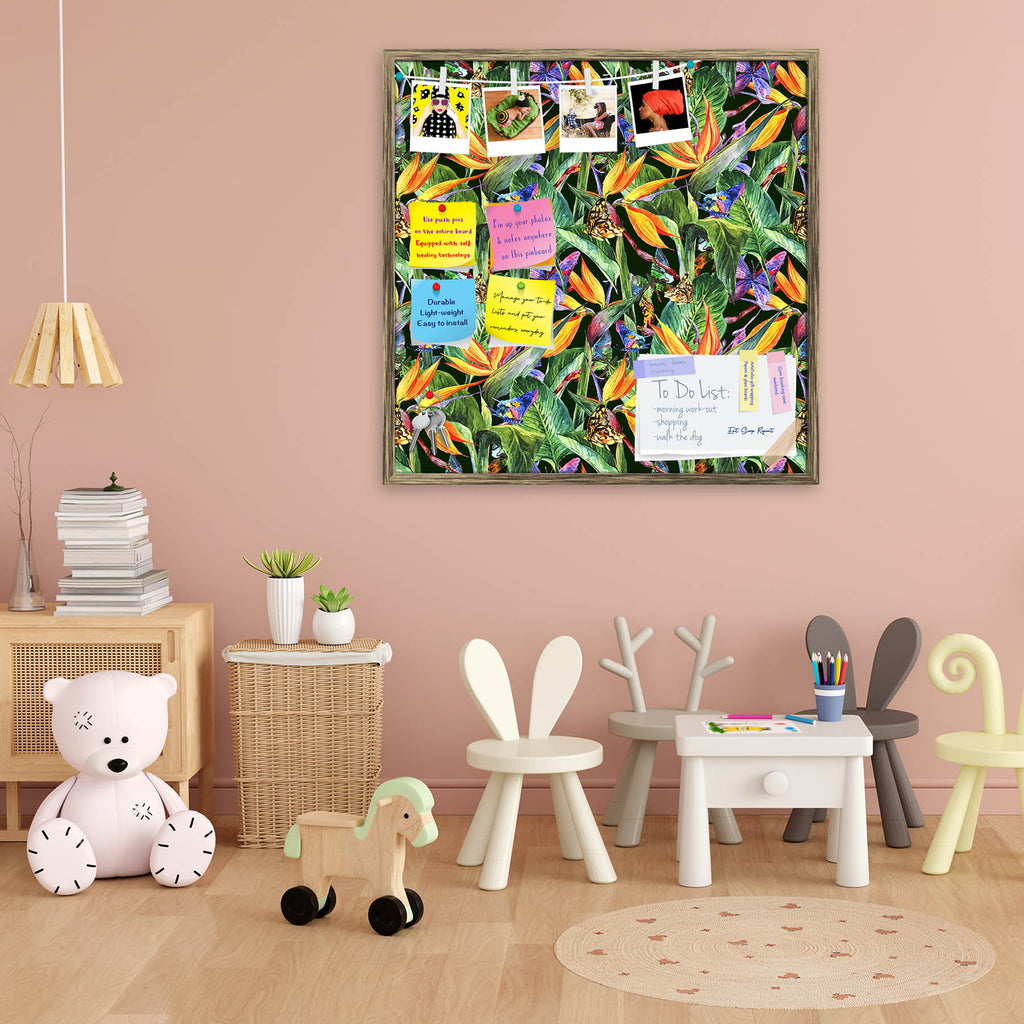 Tropical Pattern With Exotic Flowers D3 Bulletin Board Notice Pin Board Soft Board | Framed-Bulletin Boards Framed-BLB_FR-IC 5007929 IC 5007929, Ancient, Botanical, Floral, Flowers, Hawaiian, Historical, Medieval, Nature, Patterns, Tropical, Vintage, Watercolour, pattern, with, exotic, d3, bulletin, board, notice, pin, soft, framed, flower, blossom, butterfly, green, hawaii, hibiscus, leaf, natural, ornament, palm, petal, seamless, spring, summer, wallpaper, watercolor, yellow, artzfolio, bulletin board, pi