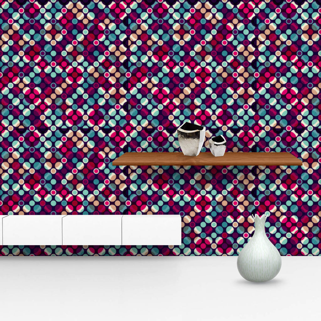 Mosaic Circle Wallpaper Roll-Wallpapers Peel & Stick-WAL_PA-IC 5007932 IC 5007932, Abstract Expressionism, Abstracts, Ancient, Art and Paintings, Botanical, Circle, Decorative, Digital, Digital Art, Fashion, Floral, Flowers, Geometric, Geometric Abstraction, Graphic, Historical, Illustrations, Medieval, Modern Art, Nature, Patterns, Retro, Semi Abstract, Signs, Signs and Symbols, Vintage, mosaic, wallpaper, roll, abstract, art, artistic, backdrop, background, basic, beauty, blue, bright, colorful, contrast,