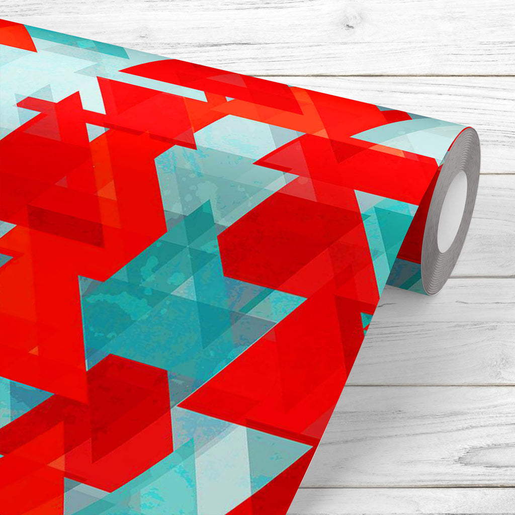 Red Grunge Triangle Wallpaper Roll-Wallpapers Peel & Stick-WAL_PA-IC 5007934 IC 5007934, Abstract Expressionism, Abstracts, Ancient, Art and Paintings, Decorative, Diamond, Digital, Digital Art, Fashion, Geometric, Geometric Abstraction, Graphic, Hipster, Historical, Illustrations, Medieval, Modern Art, Patterns, Retro, Semi Abstract, Signs, Signs and Symbols, Triangles, Vintage, red, grunge, triangle, wallpaper, roll, abstract, art, backdrop, background, blue, colorful, creative, crystal, decoration, delta