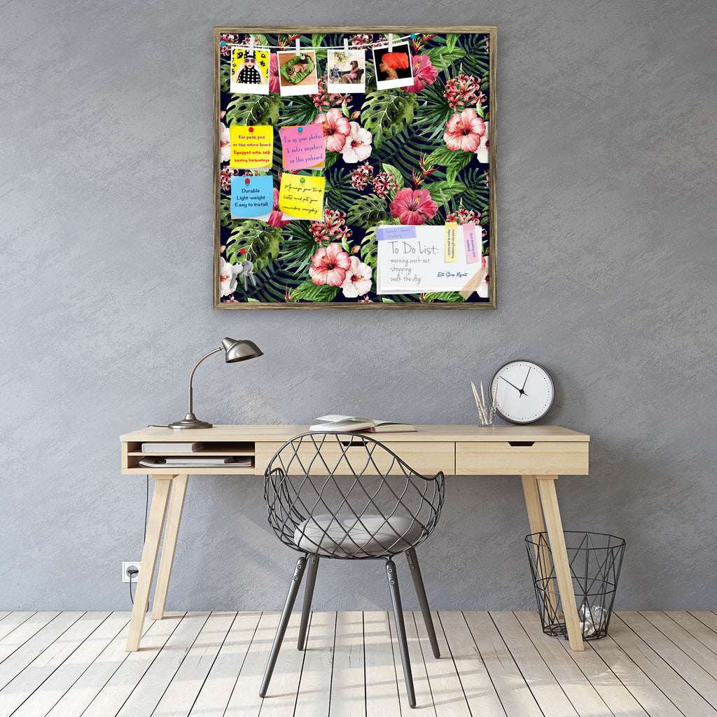 Exotic Nature Leaves & Flowers D1 Bulletin Board Notice Pin Board Soft Board | Framed-Bulletin Boards Framed-BLB_FR-IC 5007946 IC 5007946, Abstract Expressionism, Abstracts, Ancient, Art and Paintings, Black, Black and White, Botanical, Drawing, Fashion, Floral, Flowers, Hawaiian, Historical, Illustrations, Medieval, Nature, Paintings, Patterns, Scenic, Semi Abstract, Signs, Signs and Symbols, Tropical, Vintage, Watercolour, White, exotic, leaves, d1, bulletin, board, notice, pin, soft, framed, pattern, flo