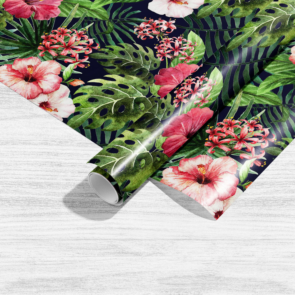 Exotic Nature Leaves & Flowers D1 Art & Craft Gift Wrapping Paper-Wrapping Papers-WRP_PP-IC 5007946 IC 5007946, Abstract Expressionism, Abstracts, Ancient, Art and Paintings, Black, Black and White, Botanical, Drawing, Fashion, Floral, Flowers, Hawaiian, Historical, Illustrations, Medieval, Nature, Paintings, Patterns, Scenic, Semi Abstract, Signs, Signs and Symbols, Tropical, Vintage, Watercolour, White, exotic, leaves, d1, art, craft, gift, wrapping, paper, pattern, flower, hawaii, hibiscus, background, t