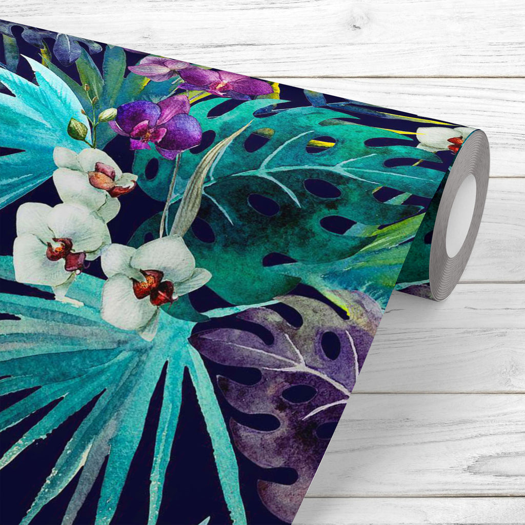 Exotic Nature Leaves & Flowers D3 Wallpaper Roll-Wallpapers Peel & Stick-WAL_PA-IC 5007948 IC 5007948, Abstract Expressionism, Abstracts, Ancient, Art and Paintings, Black, Black and White, Botanical, Drawing, Fashion, Floral, Flowers, Hawaiian, Historical, Illustrations, Medieval, Nature, Paintings, Patterns, Scenic, Semi Abstract, Signs, Signs and Symbols, Tropical, Vintage, Watercolour, White, exotic, leaves, d3, wallpaper, roll, orchid, jungle, orchids, abstract, allover, aloha, art, background, beautif
