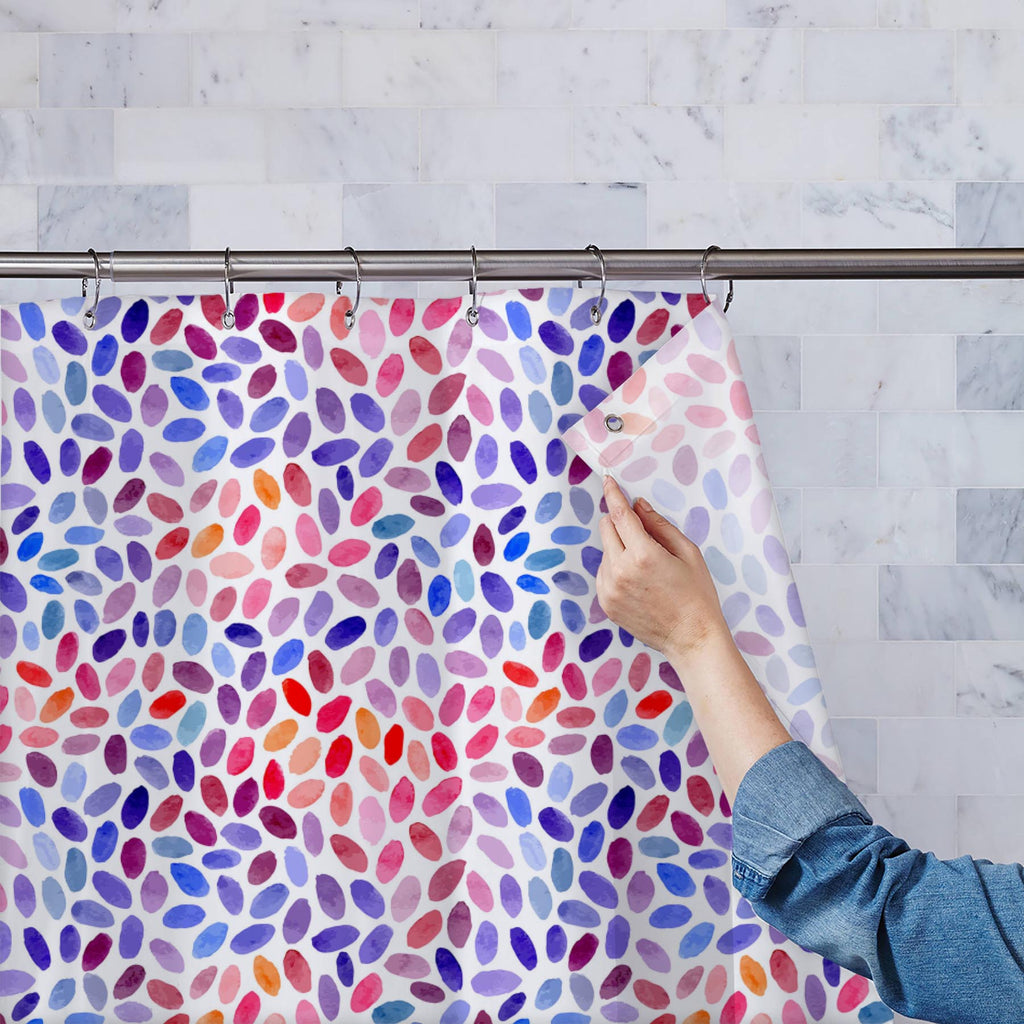 Watercolor Abstract D4 Washable Waterproof Shower Curtain-Shower Curtains-CUR_SH_EL-IC 5007952 IC 5007952, Abstract Expressionism, Abstracts, Art and Paintings, Black and White, Digital, Digital Art, Fashion, Geometric, Geometric Abstraction, Graphic, Hand Drawn, Modern Art, Patterns, Retro, Semi Abstract, Signs, Signs and Symbols, Watercolour, White, watercolor, abstract, d4, washable, waterproof, shower, curtain, pattern, seamless, modern, art, background, blue, bright, brushstroke, color, colorful, decor