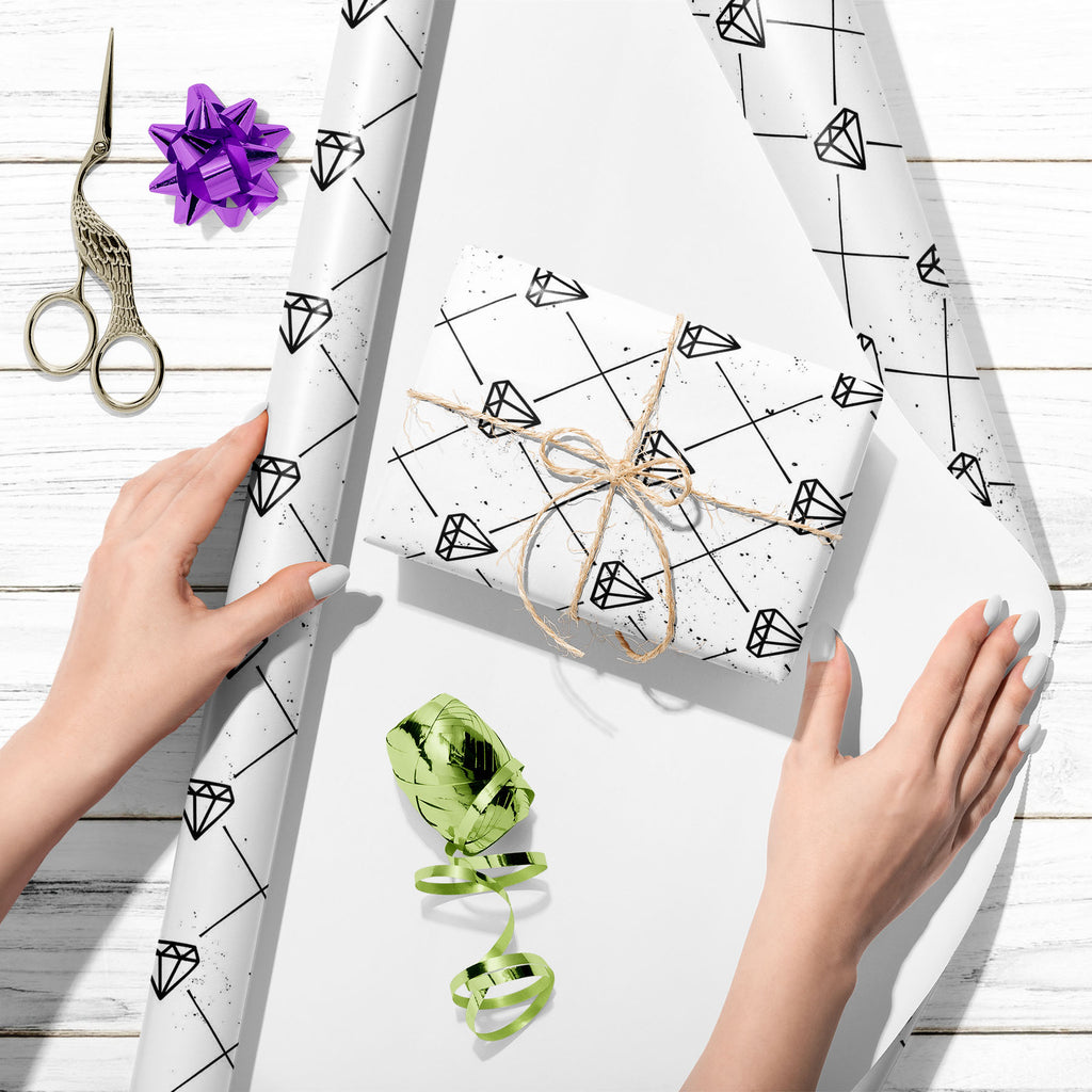 Diamond Shapes And Lines D1 Art & Craft Gift Wrapping Paper-Wrapping Papers-WRP_PP-IC 5007973 IC 5007973, Abstract Expressionism, Abstracts, Ancient, Black, Black and White, Diamond, Digital, Digital Art, Geometric, Geometric Abstraction, Graphic, Hipster, Historical, Illustrations, Medieval, Patterns, Semi Abstract, Signs, Signs and Symbols, Triangles, Vintage, shapes, and, lines, d1, art, craft, gift, wrapping, paper, abstract, background, card, cool, crystal, decoration, design, distressed, drawn, elemen