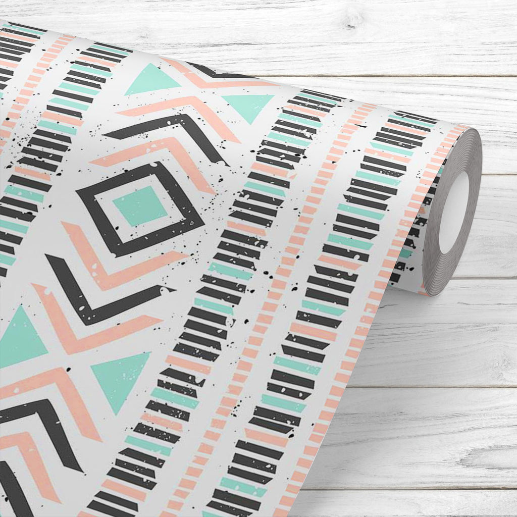 Abstract Geometric Pattern D1 Wallpaper Roll - Wallpapers Peel & Stick - ArtzFolio.com