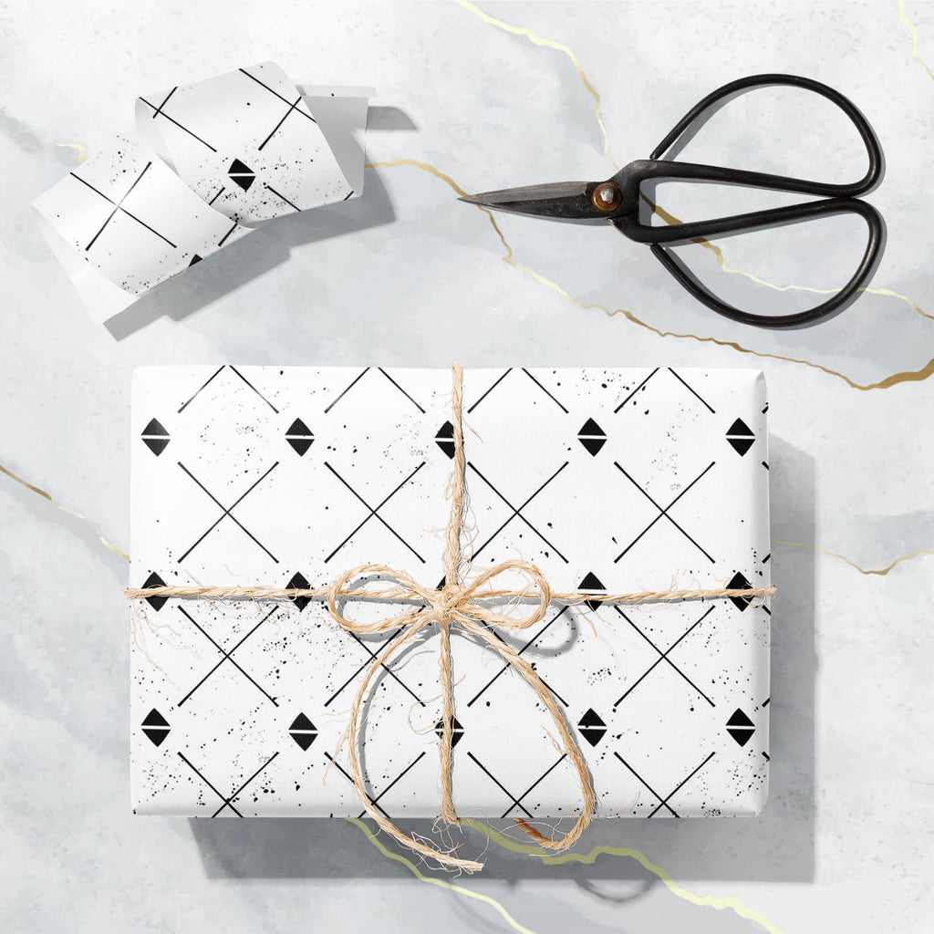 Diamond Shapes And Lines D2 Art & Craft Gift Wrapping Paper-Wrapping Papers-WRP_PP-IC 5007976 IC 5007976, Abstract Expressionism, Abstracts, Ancient, Black, Black and White, Diamond, Digital, Digital Art, Geometric, Geometric Abstraction, Graphic, Hipster, Historical, Illustrations, Medieval, Patterns, Semi Abstract, Signs, Signs and Symbols, Triangles, Vintage, shapes, and, lines, d2, art, craft, gift, wrapping, paper, abstract, background, card, cool, crystal, decoration, design, distressed, drawn, elemen
