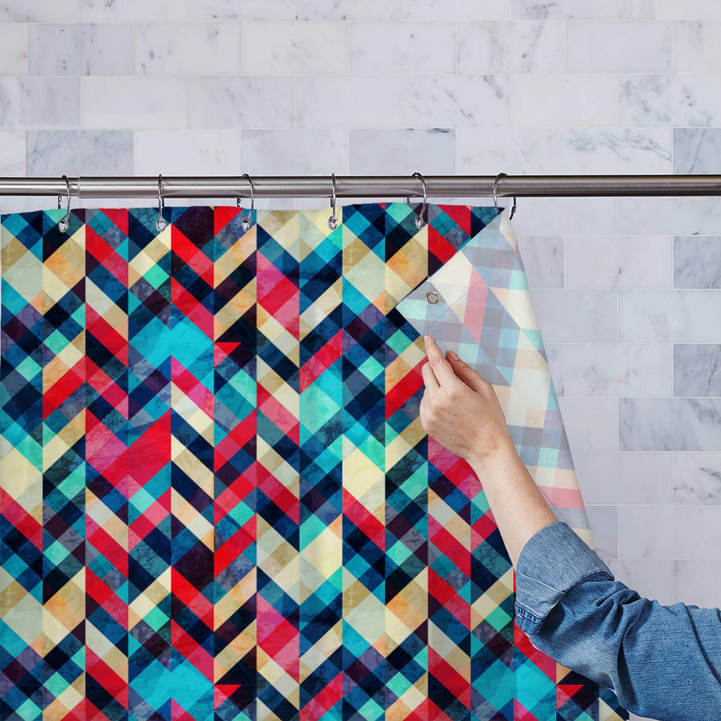 Hipster Zigzag Pattern Washable Waterproof Shower Curtain-Shower Curtains-CUR_SH_EL-IC 5007988 IC 5007988, Abstract Expressionism, Abstracts, Ancient, Art and Paintings, Culture, Digital, Digital Art, Drawing, Ethnic, Fantasy, Fashion, Geometric, Geometric Abstraction, Graffiti, Graphic, Hipster, Historical, Illustrations, Medieval, Modern Art, Patterns, Retro, Semi Abstract, Signs, Signs and Symbols, Splatter, Stripes, Traditional, Tribal, Vintage, Watercolour, World Culture, zigzag, pattern, washable, wat