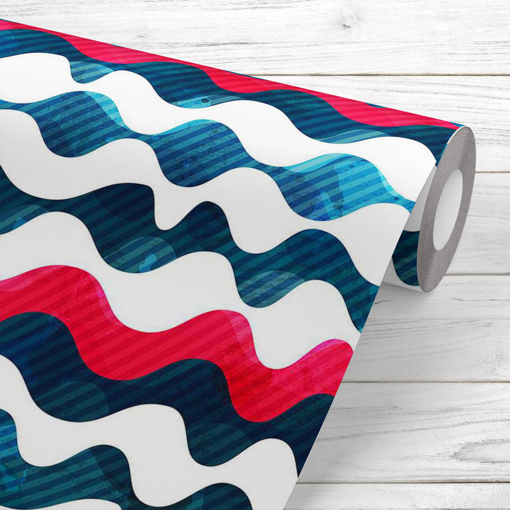 Grunge Wave Pattern Wallpaper Roll-Wallpapers Peel & Stick-WAL_PA-IC 5007991 IC 5007991, Abstract Expressionism, Abstracts, Ancient, Art and Paintings, Black and White, Decorative, Digital, Digital Art, Drawing, Geometric, Geometric Abstraction, Graphic, Hipster, Historical, Illustrations, Medieval, Modern Art, Nature, Paintings, Patterns, Retro, Scenic, Semi Abstract, Signs, Signs and Symbols, Symbols, Vintage, White, grunge, wave, pattern, wallpaper, roll, abstract, art, blue, color, contemporary, decorat