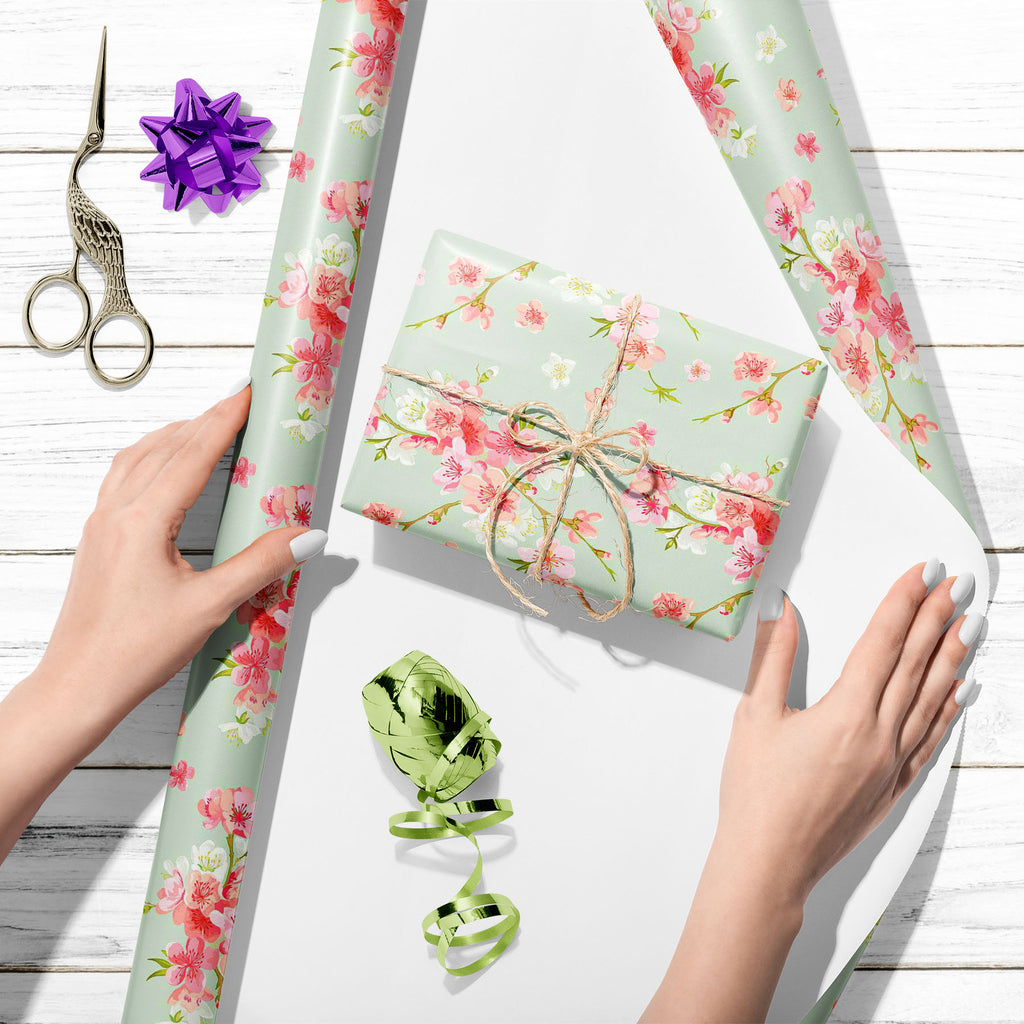 Spring Blossom Flowers Art & Craft Gift Wrapping Paper-Wrapping Papers-WRP_PP-IC 5007993 IC 5007993, Ancient, Art and Paintings, Baby, Birthday, Books, Botanical, Children, Floral, Flowers, French, Hearts, Historical, Illustrations, Kids, Love, Medieval, Nature, Patterns, Retro, Romance, Signs, Signs and Symbols, Vintage, Wedding, spring, blossom, art, craft, gift, wrapping, paper, shabby, chic, pattern, heart, announcement, background, bloom, border, branch, bride, congratulation, day, decoration, design, 