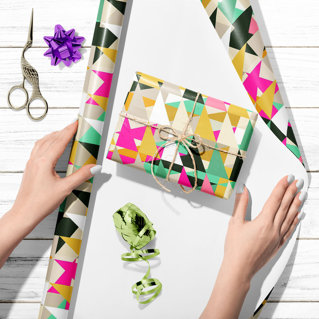 Retro Triangle D1 Art & Craft Gift Wrapping Paper-Wrapping Papers-WRP_PP-IC 5007995 IC 5007995, Abstract Expressionism, Abstracts, Ancient, Art and Paintings, Decorative, Digital, Digital Art, Drawing, Fashion, Geometric, Geometric Abstraction, Graphic, Grid Art, Historical, Illustrations, Medieval, Modern Art, Patterns, Retro, Semi Abstract, Signs, Signs and Symbols, Triangles, Vintage, triangle, d1, art, craft, gift, wrapping, paper, abstract, backdrop, background, banner, card, cell, cloth, color, colorf