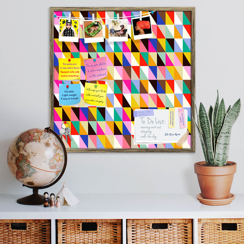Retro Triangle D3 Bulletin Board Notice Pin Board Soft Board | Framed-Bulletin Boards Framed-BLB_FR-IC 5007997 IC 5007997, Abstract Expressionism, Abstracts, Ancient, Art and Paintings, Decorative, Digital, Digital Art, Drawing, Fashion, Geometric, Geometric Abstraction, Graphic, Grid Art, Historical, Illustrations, Medieval, Modern Art, Patterns, Retro, Semi Abstract, Signs, Signs and Symbols, Triangles, Vintage, triangle, d3, bulletin, board, notice, pin, soft, framed, abstract, art, backdrop, background,