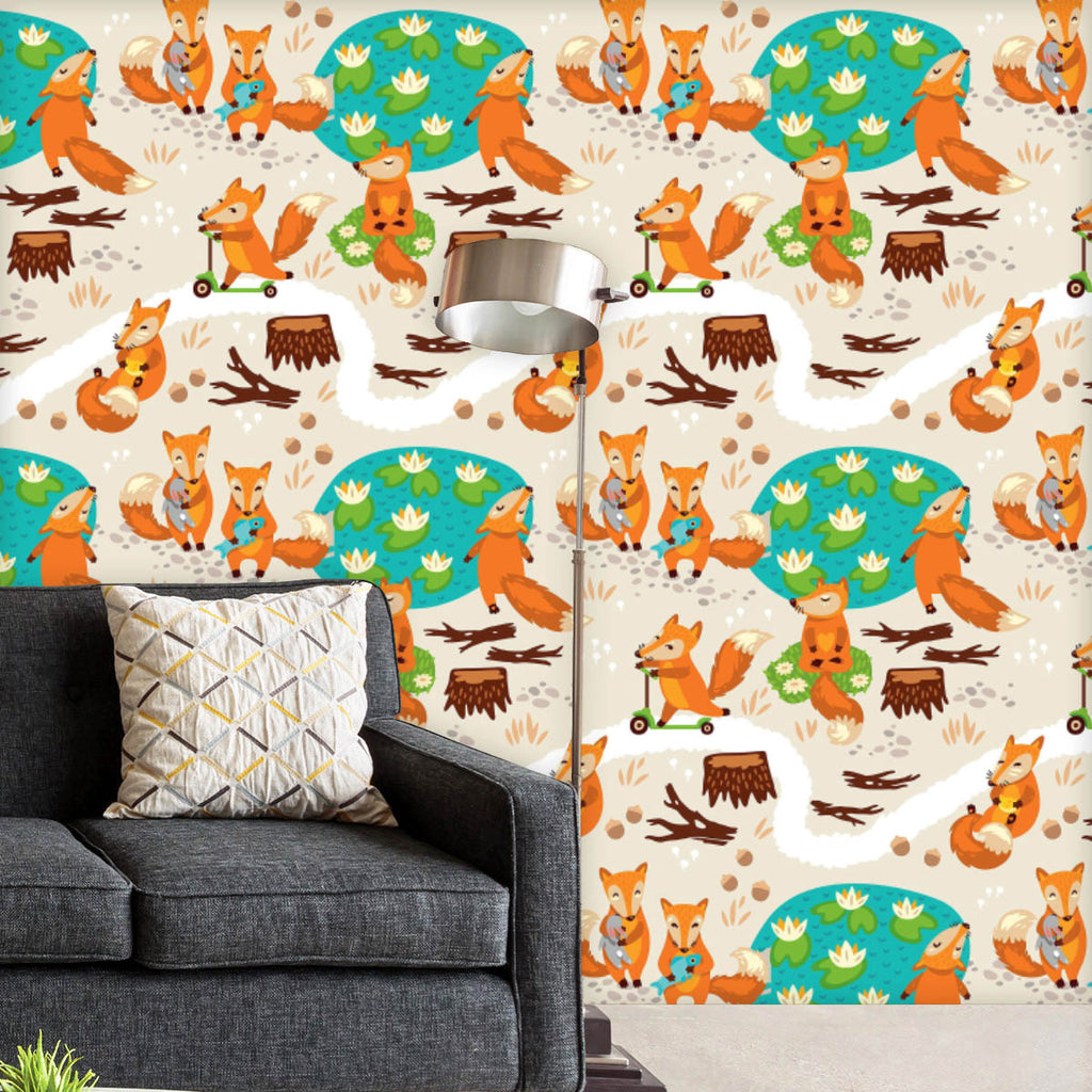 Cute Little Fox Wallpaper Roll-Wallpapers Peel & Stick-WAL_PA-IC 5008002 IC 5008002, Abstract Expressionism, Abstracts, Animals, Animated Cartoons, Baby, Botanical, Caricature, Cartoons, Children, Digital, Digital Art, Drawing, Floral, Flowers, Graphic, Illustrations, Kids, Love, Nature, Patterns, Romance, Scenic, Semi Abstract, Wildlife, cute, little, fox, wallpaper, roll, abstract, animal, background, berries, cartoon, child, decor, forest, funny, grass, happy, illustration, kid, pattern, poster, print, r