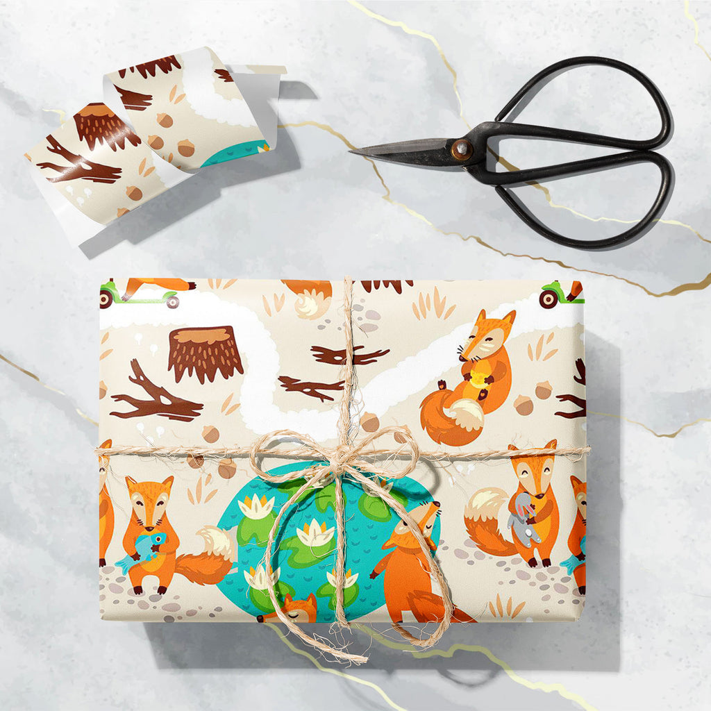 Cute Little Fox Art & Craft Gift Wrapping Paper-Wrapping Papers-WRP_PP-IC 5008002 IC 5008002, Abstract Expressionism, Abstracts, Animals, Animated Cartoons, Baby, Botanical, Caricature, Cartoons, Children, Digital, Digital Art, Drawing, Floral, Flowers, Graphic, Illustrations, Kids, Love, Nature, Patterns, Romance, Scenic, Semi Abstract, Wildlife, cute, little, fox, art, craft, gift, wrapping, paper, abstract, animal, background, berries, cartoon, child, decor, forest, funny, grass, happy, illustration, kid