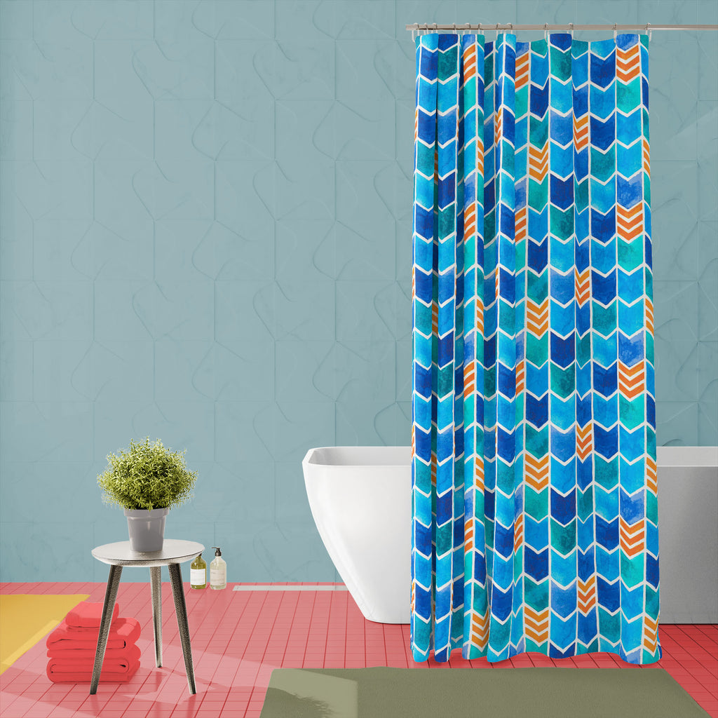 Watercolor Arrows D1 Washable Waterproof Shower Curtain-Shower Curtains-CUR_SH_EL-IC 5008012 IC 5008012, Abstract Expressionism, Abstracts, Ancient, Arrows, Art and Paintings, Black and White, Books, Decorative, Digital, Digital Art, Drawing, Geometric, Geometric Abstraction, Graphic, Hipster, Historical, Illustrations, Medieval, Patterns, Retro, Semi Abstract, Signs, Signs and Symbols, Vintage, Watercolour, White, watercolor, d1, washable, waterproof, shower, curtain, abstract, arrow, artistic, artwork, ba