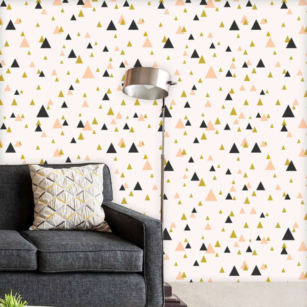 Abstract Triangles D3 Wallpaper Roll - Wallpapers Peel & Stick - ArtzFolio.com