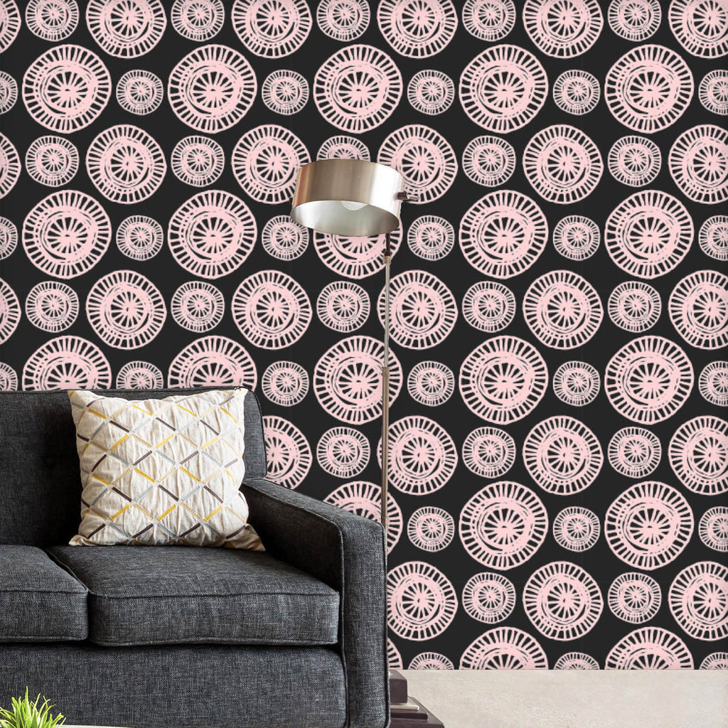 Abstract Ornate Shapes Wallpaper Roll - Wallpapers Peel & Stick - ArtzFolio.com