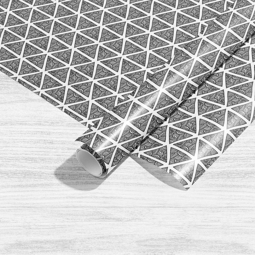 Abstract Ornate Triangles Art & Craft Gift Wrapping Paper - Wrapping Papers - ArtzFolio.com