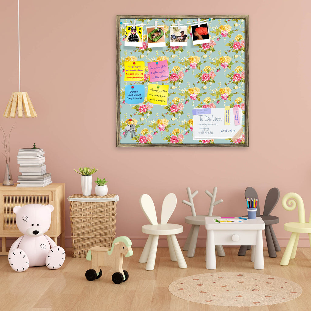 Vintage Floral Roses Bulletin Board Notice Pin Board Soft Board | Framed-Bulletin Boards Framed-BLB_FR-IC 5008030 IC 5008030, Ancient, Art and Paintings, Baby, Birthday, Books, Botanical, Children, Floral, Flowers, French, Hearts, Historical, Illustrations, Kids, Love, Medieval, Nature, Patterns, Retro, Romance, Signs, Signs and Symbols, Vintage, Wedding, roses, bulletin, board, notice, pin, soft, framed, flower, rose, shabby, chic, pattern, announcement, background, banner, blossom, border, bride, congratu