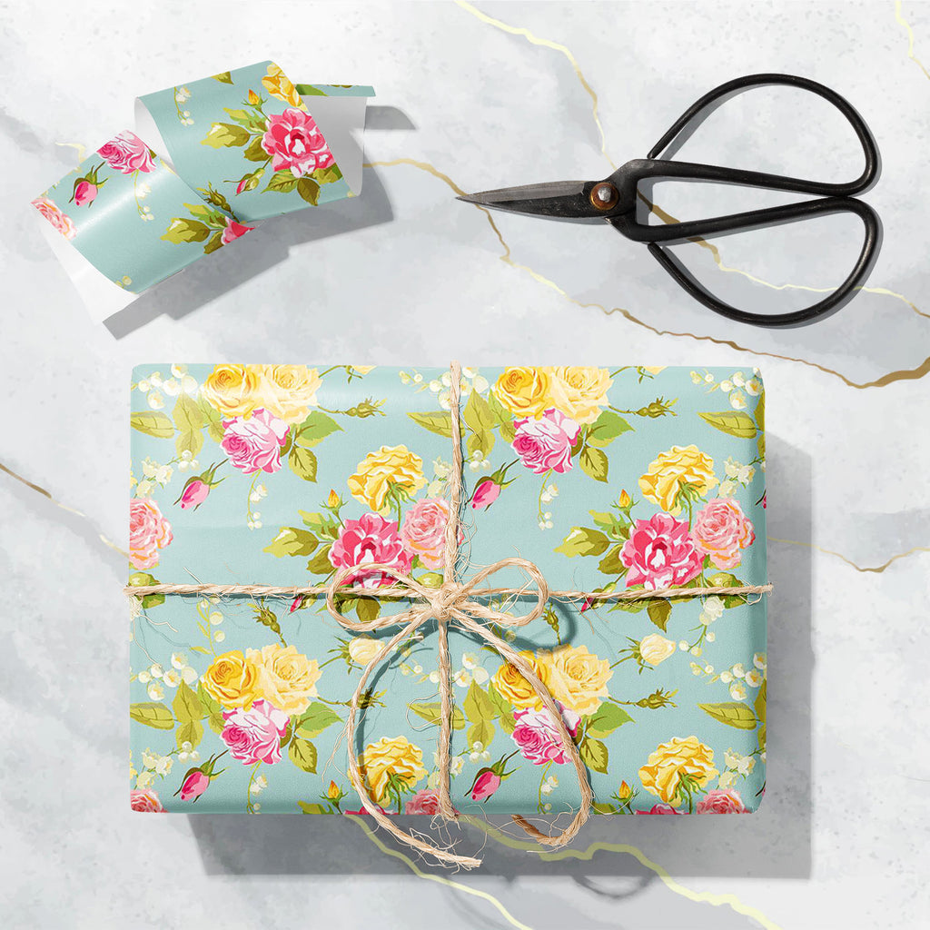 Vintage Floral Roses Art & Craft Gift Wrapping Paper-Wrapping Papers-WRP_PP-IC 5008030 IC 5008030, Ancient, Art and Paintings, Baby, Birthday, Books, Botanical, Children, Floral, Flowers, French, Hearts, Historical, Illustrations, Kids, Love, Medieval, Nature, Patterns, Retro, Romance, Signs, Signs and Symbols, Vintage, Wedding, roses, art, craft, gift, wrapping, paper, flower, rose, shabby, chic, pattern, announcement, background, banner, blossom, border, bride, congratulation, day, decoration, design, ele