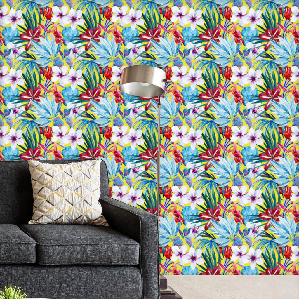 Watercolor Lily Hibiscus Wallpaper Roll-Wallpapers Peel & Stick-WAL_PA-IC 5008041 IC 5008041, Art and Paintings, Black and White, Botanical, Fashion, Floral, Flowers, Hawaiian, Illustrations, Nature, Paintings, Patterns, Scenic, Signs, Signs and Symbols, Tropical, Watercolour, White, watercolor, lily, hibiscus, wallpaper, roll, background, beautiful, bright, colorful, design, drawn, exotic, flower, garden, illustration, jungle, leaf, like, new, painting, palm, paradise, pattern, pink, popular, print, random