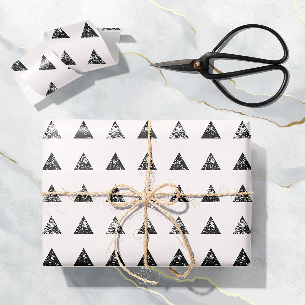 Triangular Pattern Art & Craft Gift Wrapping Paper-Wrapping Papers-WRP_PP-IC 5008061 IC 5008061, Abstract Expressionism, Abstracts, Ancient, Black, Black and White, Digital, Digital Art, Geometric, Geometric Abstraction, Graphic, Hipster, Historical, Illustrations, Medieval, Modern Art, Patterns, Retro, Semi Abstract, Signs, Signs and Symbols, Triangles, Vintage, Watercolour, White, triangular, pattern, art, craft, gift, wrapping, paper, abstract, backdrop, background, card, cool, creative, decoration, desi