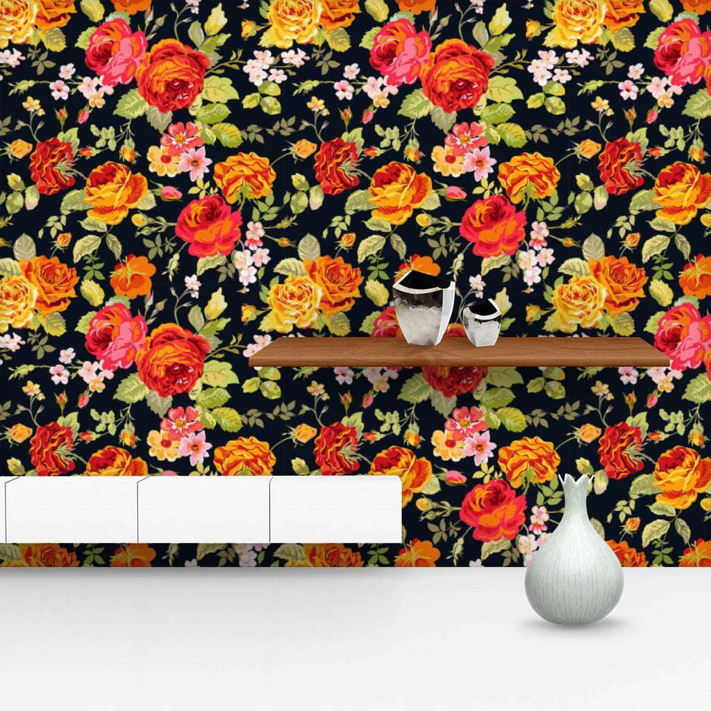 Vintage Floral Pattern Wallpaper Roll-Wallpapers Peel & Stick-WAL_PA-IC 5008065 IC 5008065, Ancient, Art and Paintings, Baby, Birthday, Books, Botanical, Children, Floral, Flowers, French, Hearts, Historical, Illustrations, Kids, Love, Medieval, Nature, Patterns, Retro, Romance, Signs, Signs and Symbols, Vintage, Wedding, pattern, wallpaper, roll, textiles, flower, textile, design, print, announcement, background, bloom, blossom, border, branch, bride, congratulation, day, decoration, elegant, element, fram