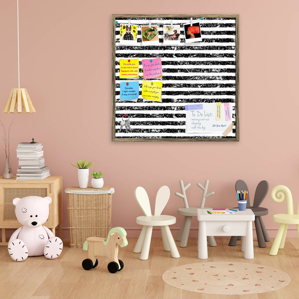 Abstract Stripes D2 Bulletin Board Notice Pin Board Soft Board | Framed - Bulletin Boards Framed - ArtzFolio.com