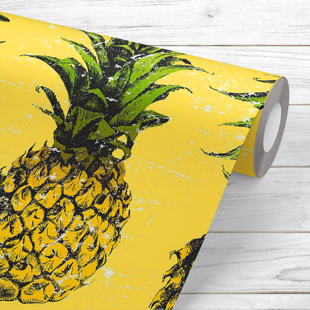 Pineapple Pattern Wallpaper Roll-Wallpapers Peel & Stick-WAL_PA-IC 5008070 IC 5008070, Ancient, Art and Paintings, Cuisine, Drawing, Food, Food and Beverage, Food and Drink, Fruit and Vegetable, Fruits, Hand Drawn, Health, Historical, Icons, Illustrations, Medieval, Nature, Patterns, Scenic, Signs, Signs and Symbols, Sketches, Symbols, Tropical, Vintage, pineapple, pattern, wallpaper, roll, ananas, art, background, color, design, dessert, diet, dieting, eating, fresh, freshness, fruit, gourmet, green, hand,